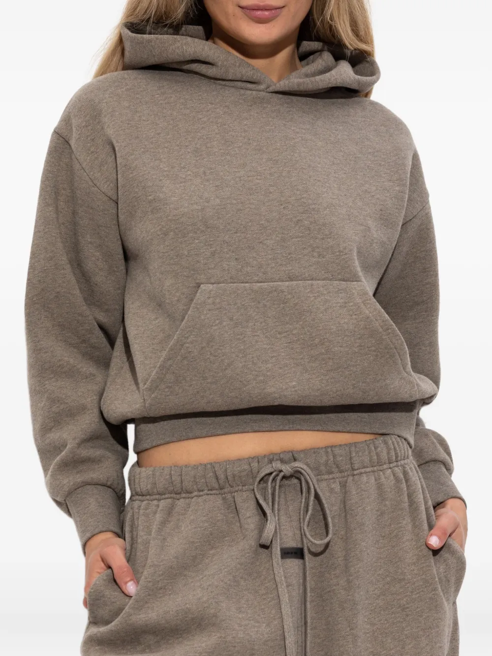 FEAR OF GOD ESSENTIALS Hoodie met capuchon Bruin