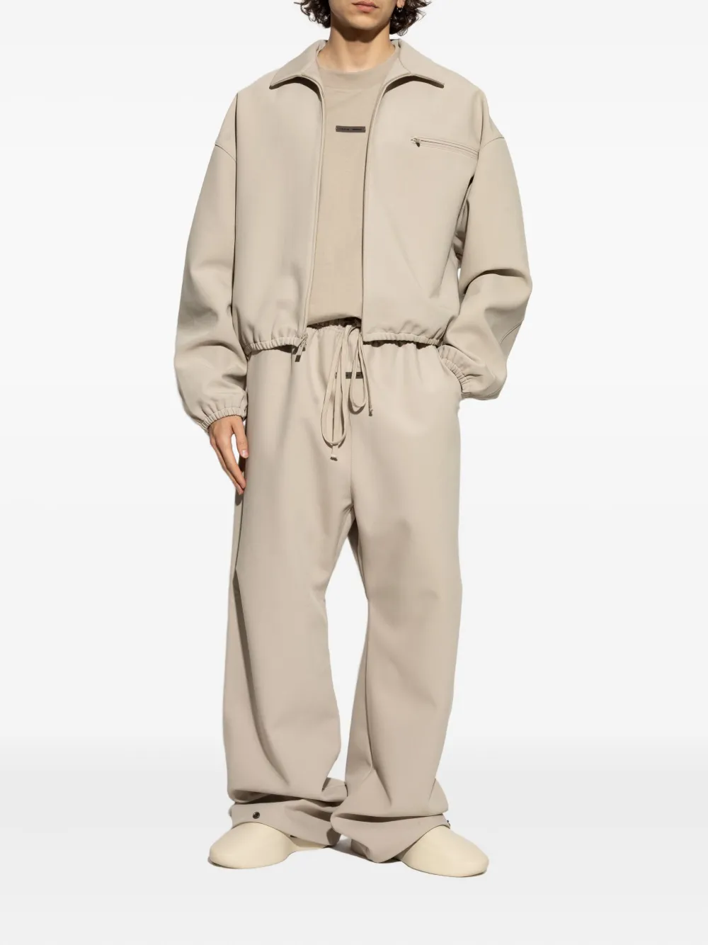 FEAR OF GOD ESSENTIALS Broek met trekkoord TIMBER