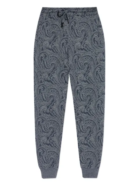 ETRO بنطال رياضي برباط وطبعة بيزلي