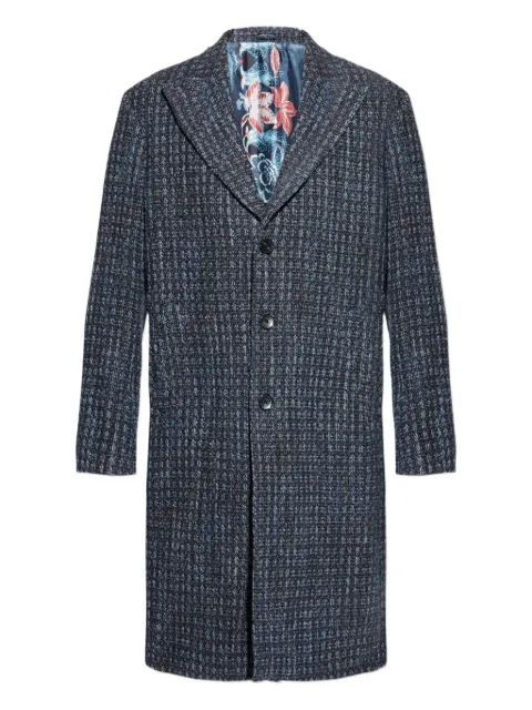 ETRO textured wool coat
