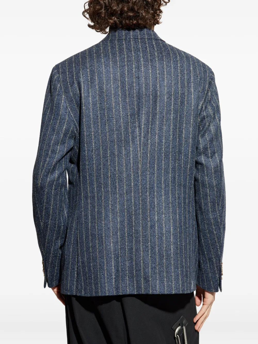 ETRO pinstripe blazer Blauw