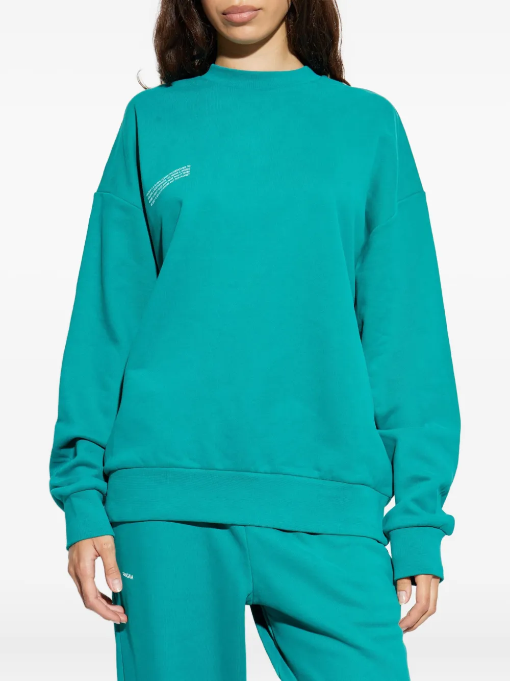Pangaia Sweater met ronde hals Groen