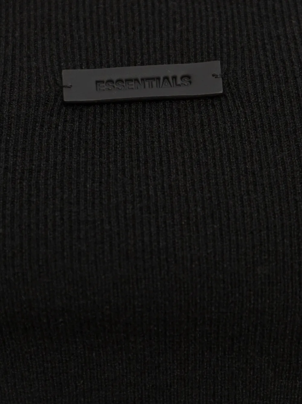 FEAR OF GOD ESSENTIALS Geribbelde top Zwart