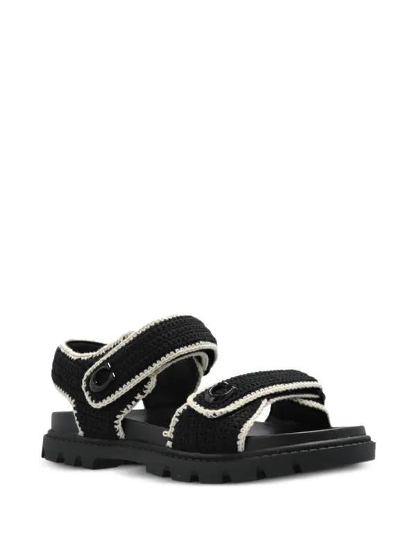 ブラックが大人可愛い【COACH】Brynnストラップサンダル 楽天市場】□COACH コーチ BRYNN LEATHER SANDAL CS094 ブリン