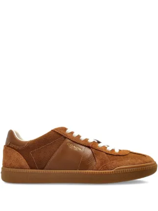 Coach レザースニーカー | ブラウン | FARFETCH JP