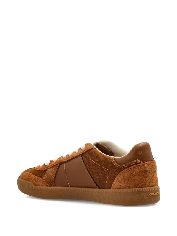 Coach レザースニーカー | ブラウン | FARFETCH JP