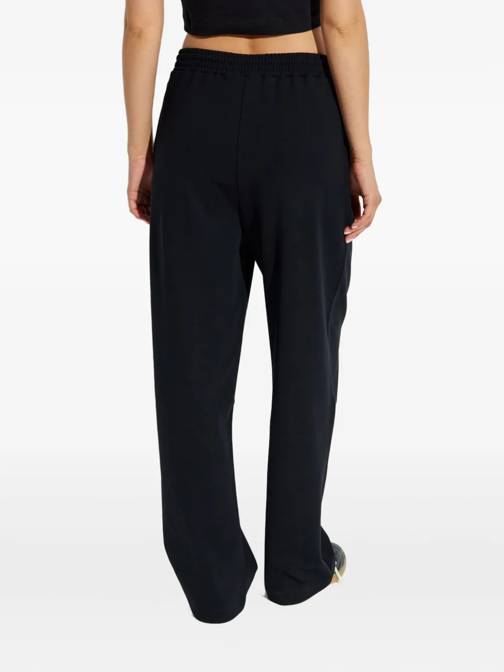 Pangaia Elasticated-waist Track Pants In Black