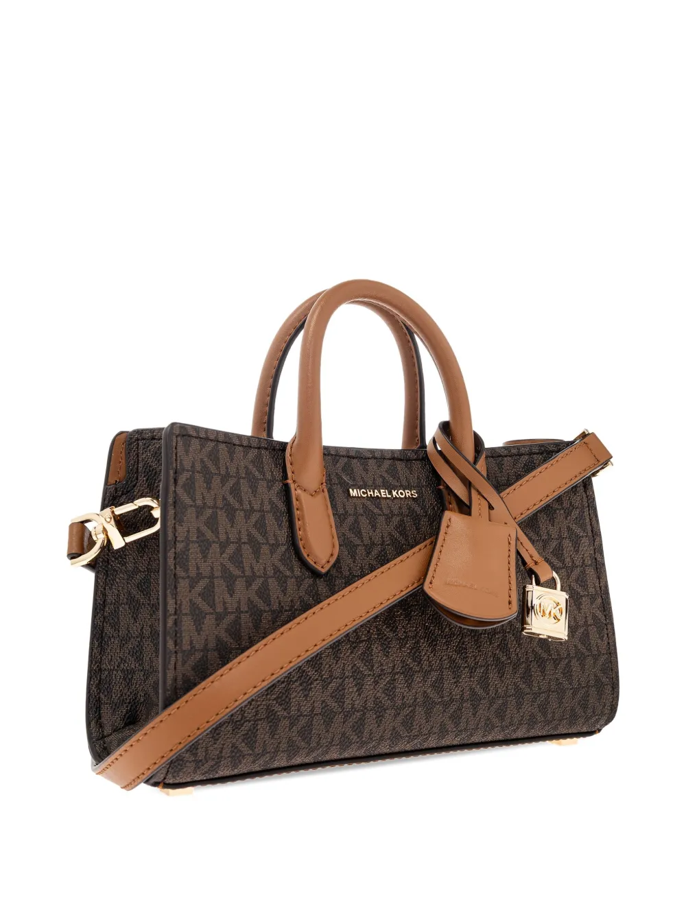 Michael Kors extra small Scarlett monogram logo-plaque tote bag Bruin