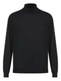 ETRO embroidered turtleneck sweater - Black