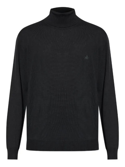 ETRO embroidered turtleneck sweater