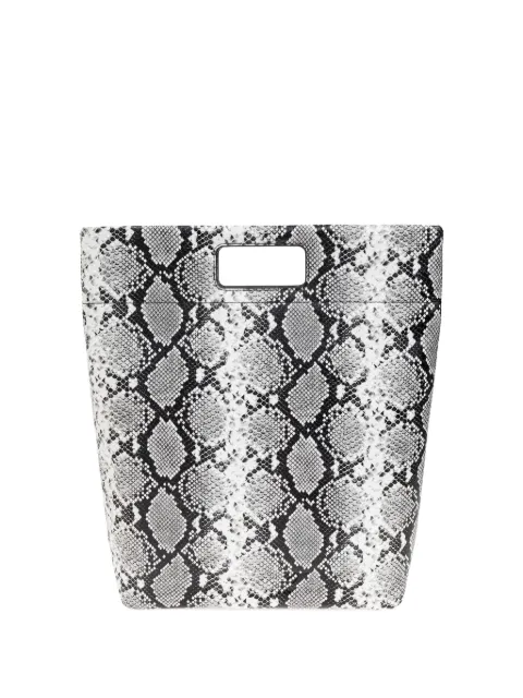 SAMSOE SAMSOE snakeskin cut-out tote bag
