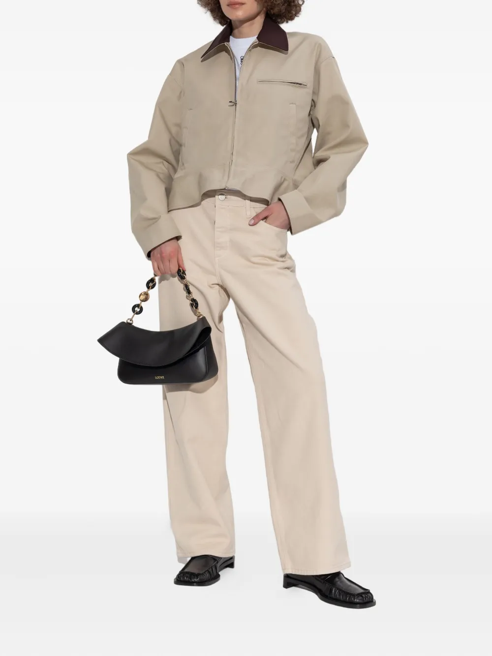 JW Anderson cropped zip-front jacket | Cropped Jackets | Image 2