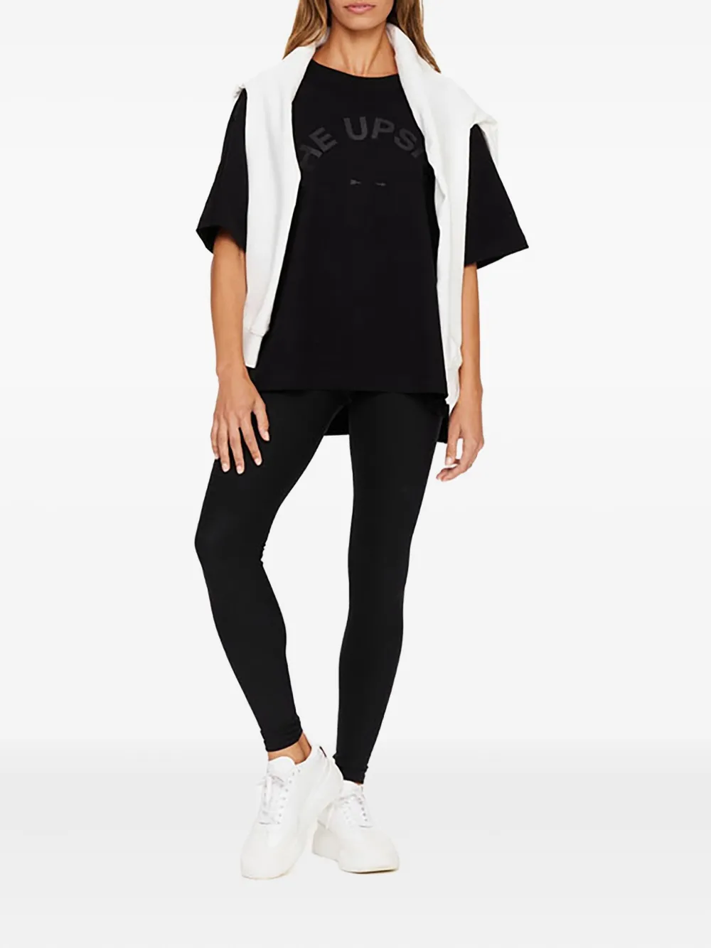 The Upside logo-print short-sleeve T-shirt Zwart