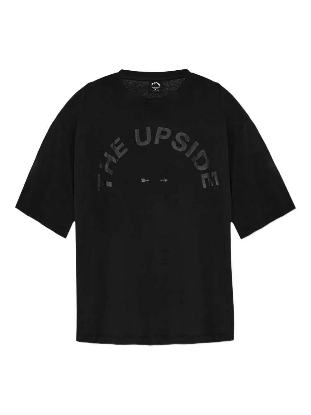 The Upside logo-print short-sleeve T-shirt Zwart