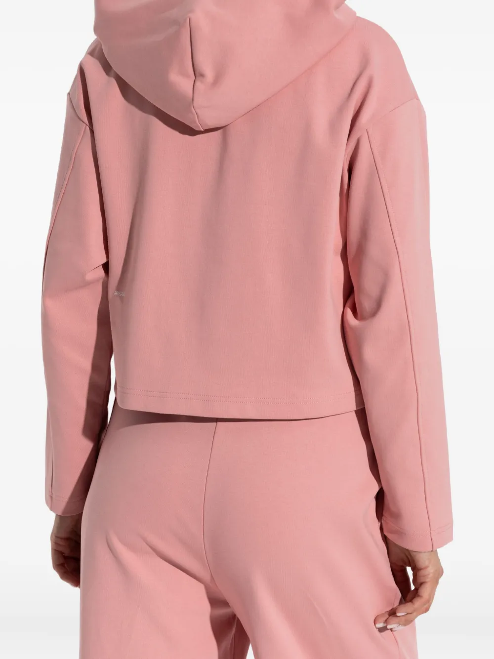 Pangaia zip-up hoodie Roze