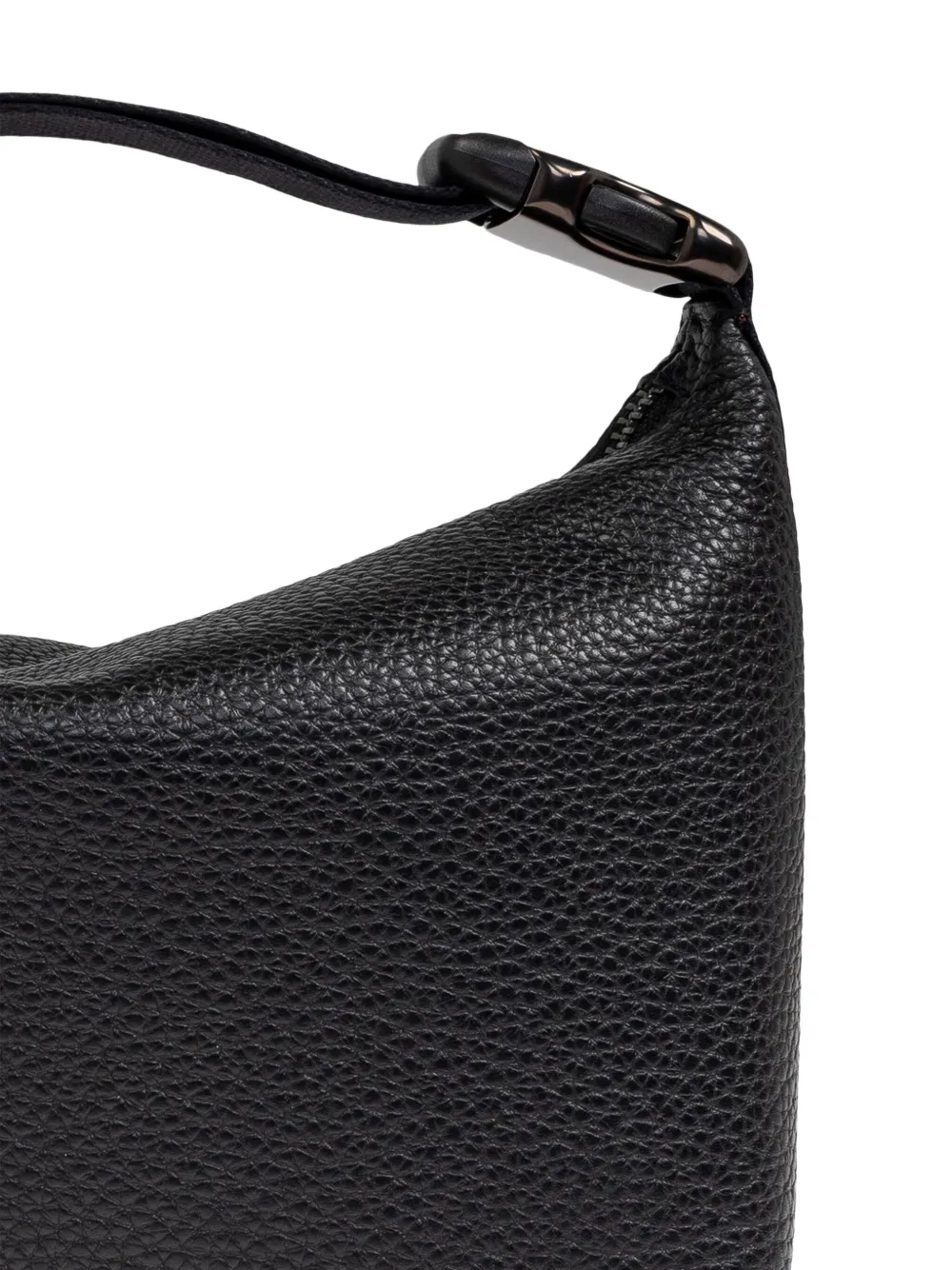 pebble leather top-handle bag