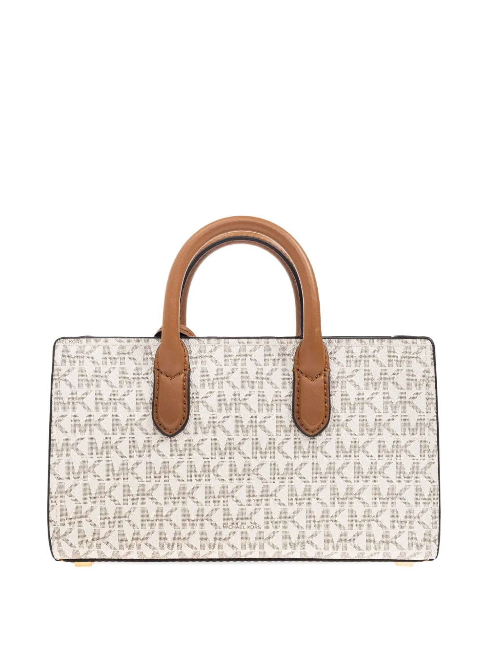 Michael Kors extra small Scarlett monogram logo-plaque tote bag Beige