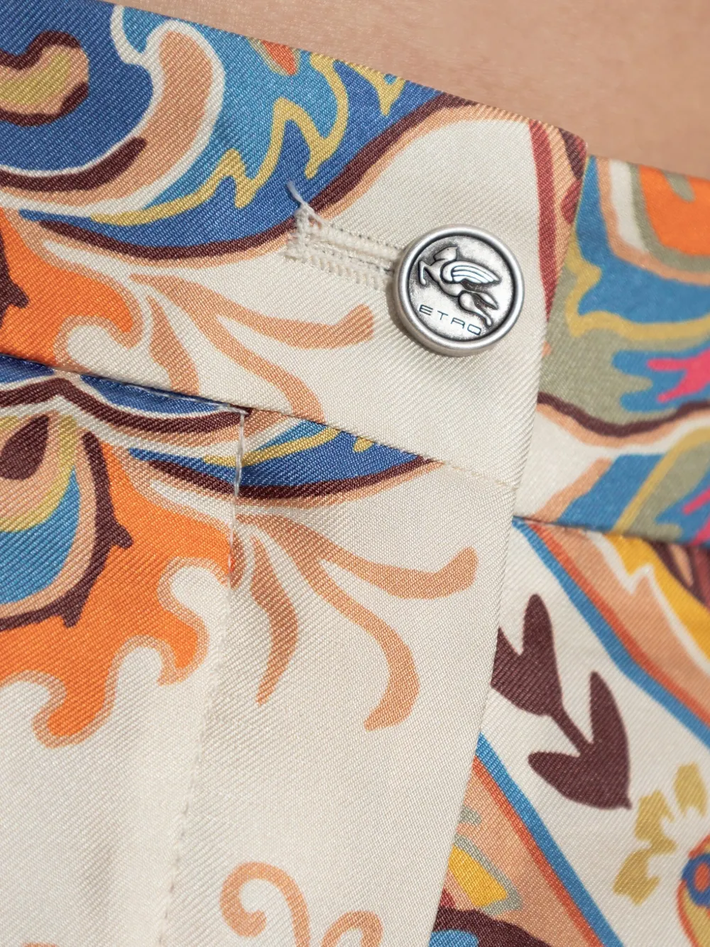 ETRO paisley-print trousers Beige