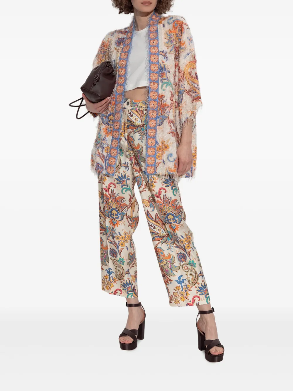 ETRO paisley-print trousers | High Waisted Pants | Image 2