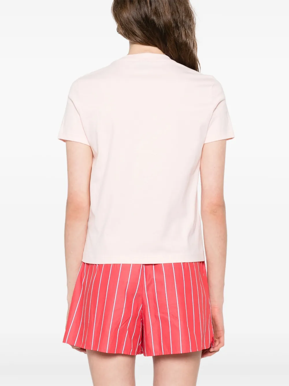 Casablanca Tennis Club T-shirt met grafische print Roze