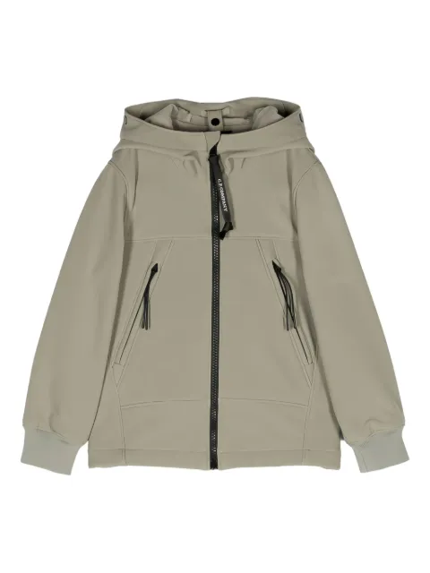 C.P. Company Kids hooded zip-fastening jacket