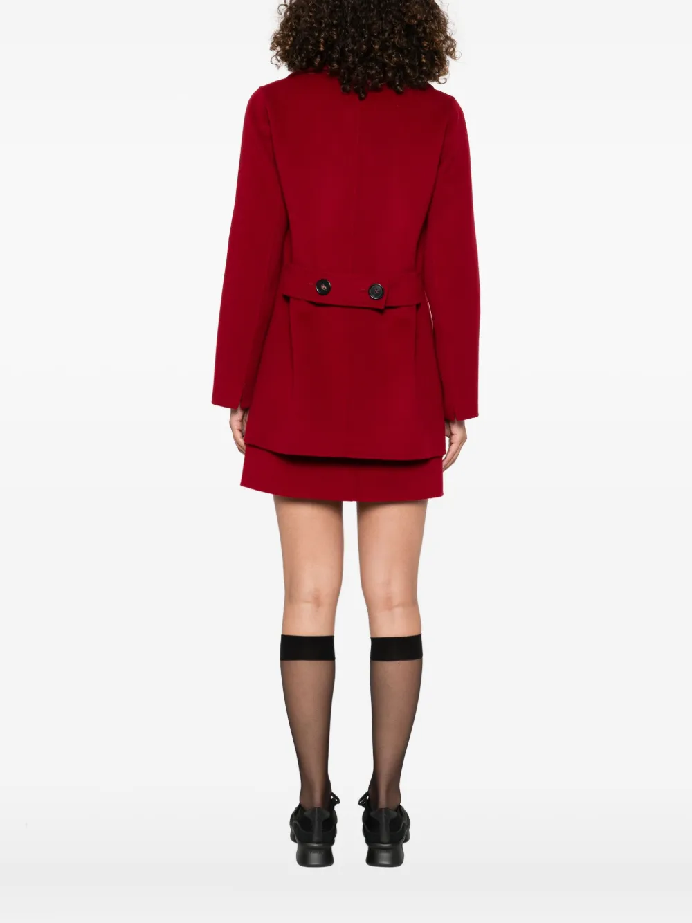 'S Max Mara double-breasted wool coat Rood
