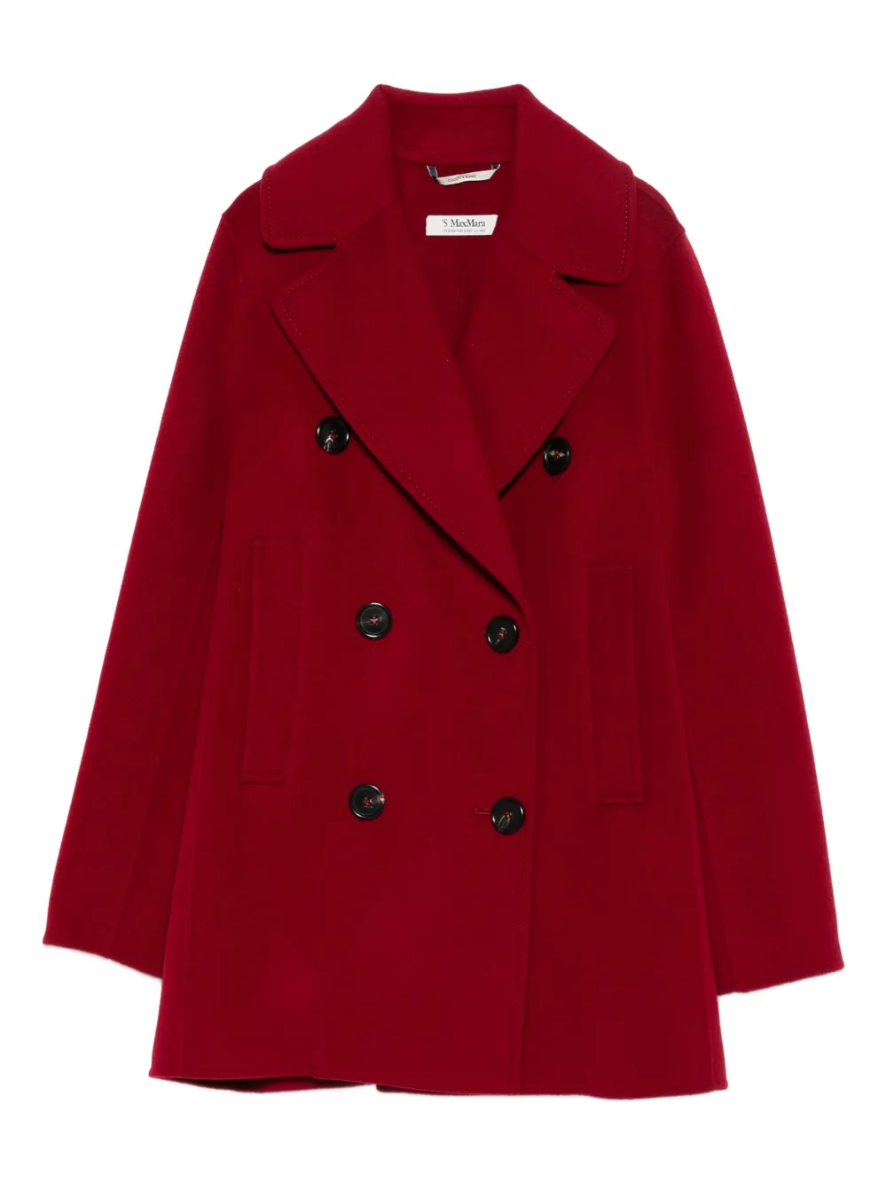 'S Max Mara double-breasted wool coat Rood