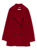 'S Max Mara double-breasted wool coat - Red