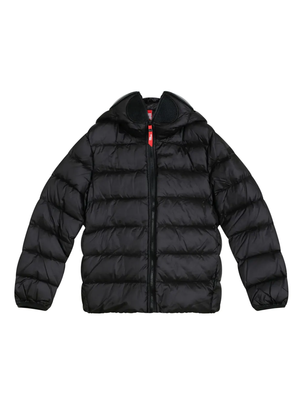 AI Riders On The Storm Piumino trapuntato con cappuccio - Nero