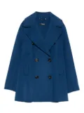 'S Max Mara double-breasted wool coat - Blue