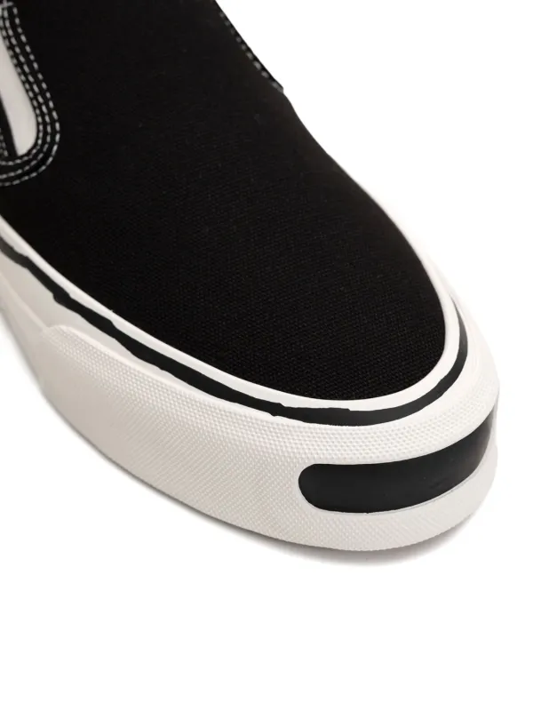 KAMIYA Cornell Vulcanized slip-on Sneakers Black FARFETCH SA