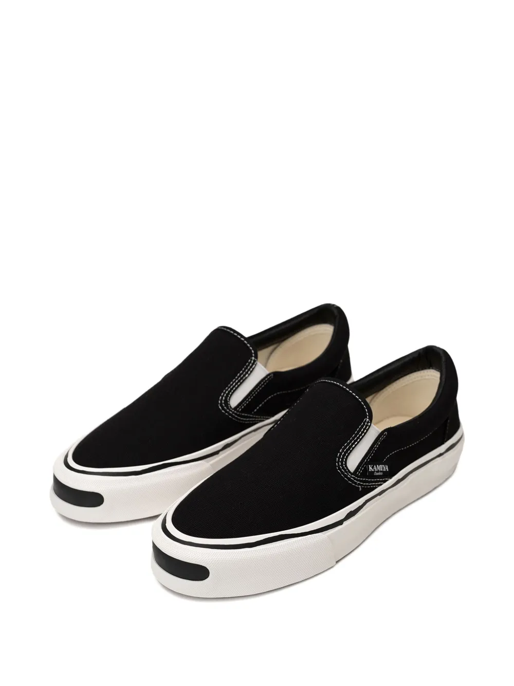 KAMIYA Cornell slip-on sneakers Zwart