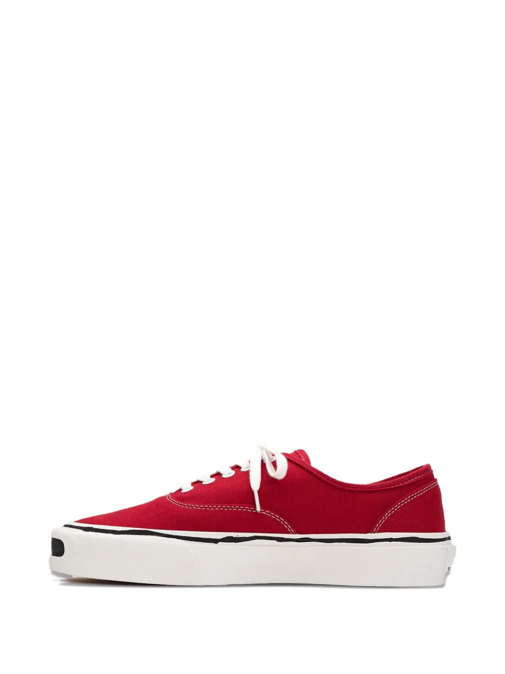 KAMIYA Herc canvas lace-up sneakers Red