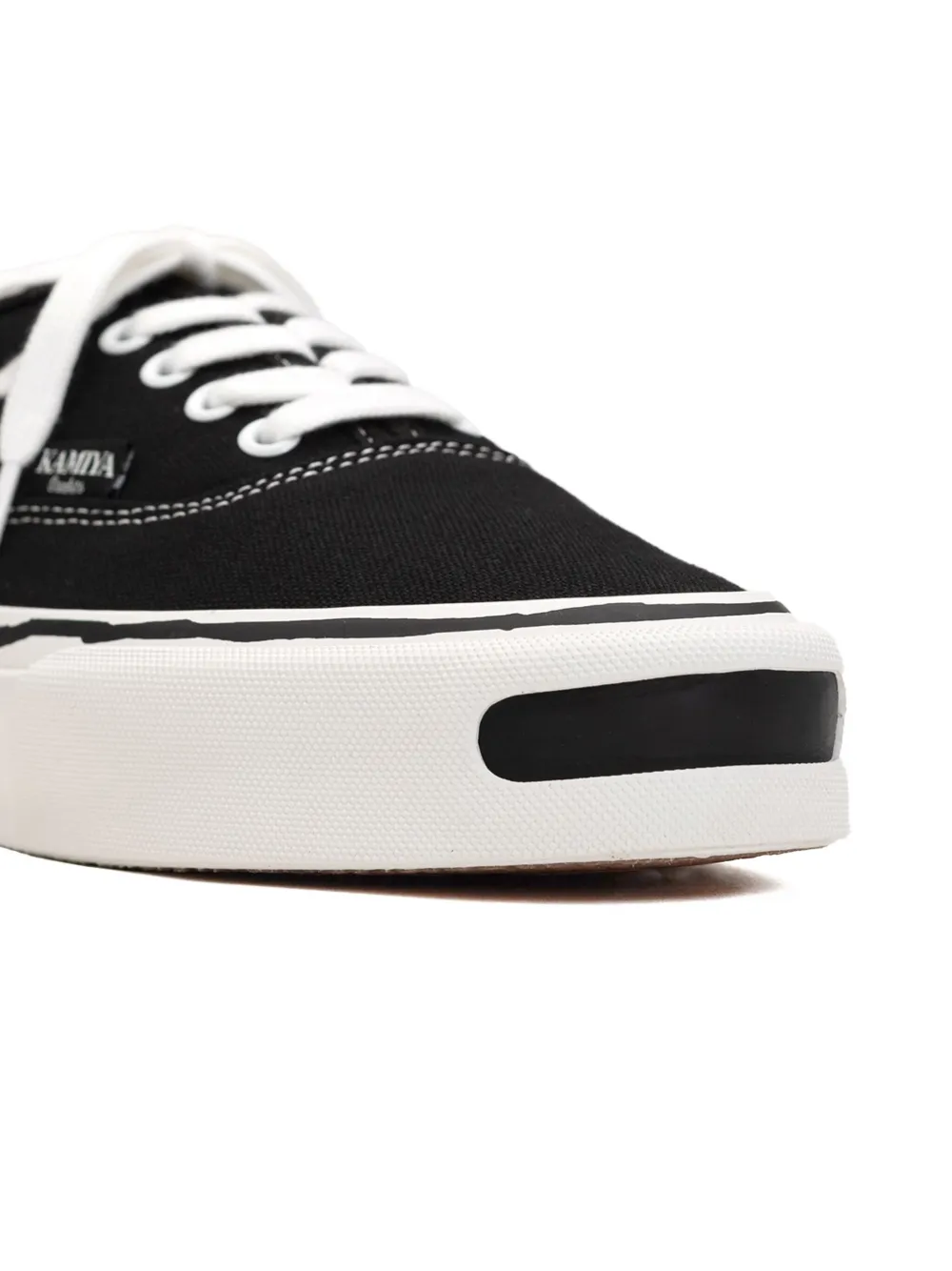 KAMIYA Herc canvas lace-up sneakers Black