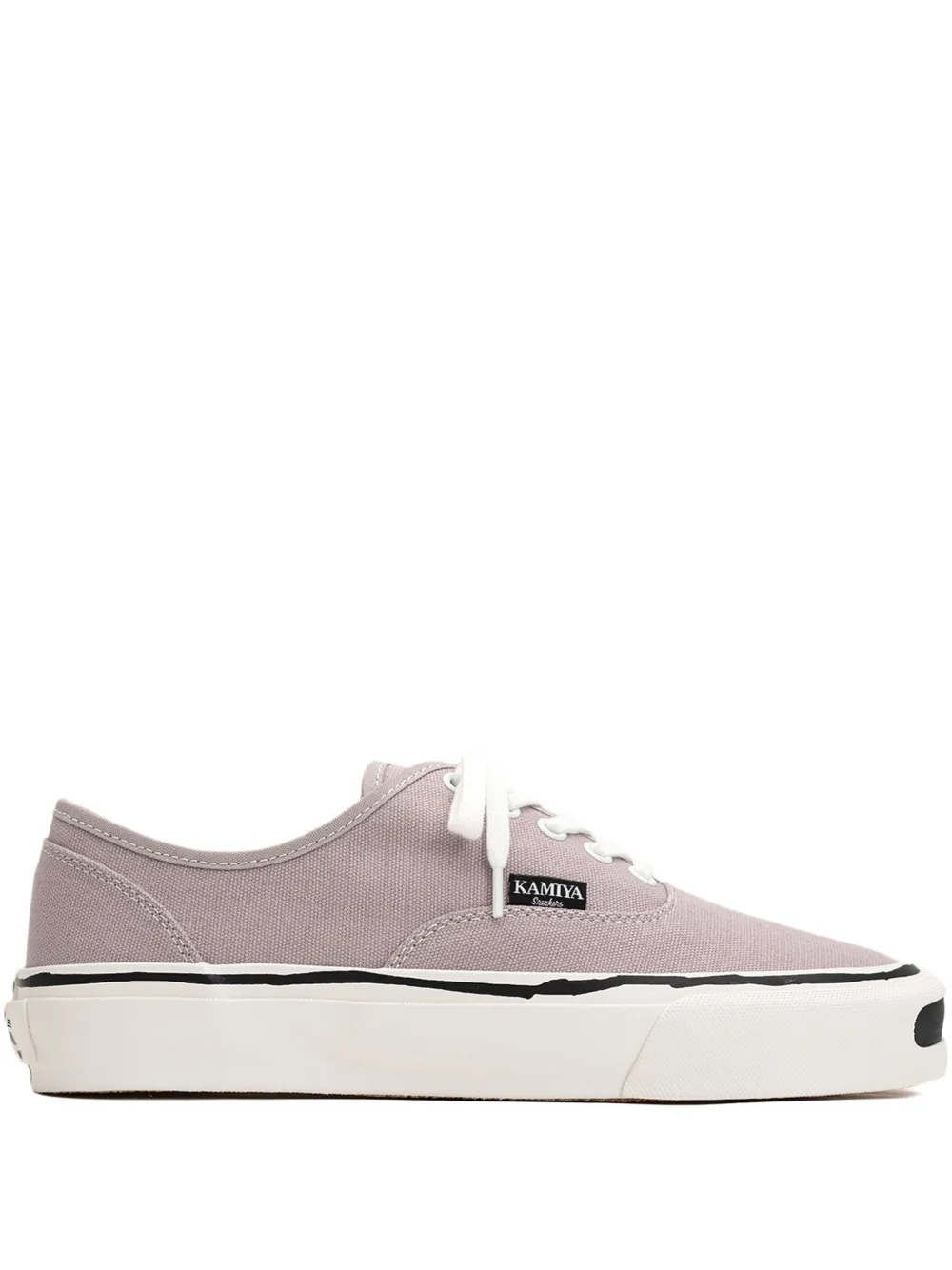 KAMIYA Herc canvas lace-up sneakers Purple