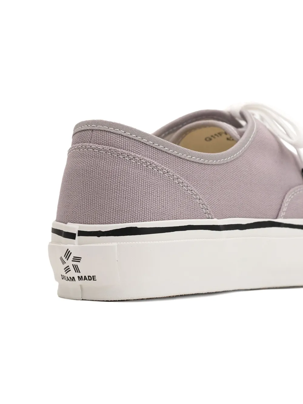 KAMIYA Herc canvas lace-up sneakers Purple