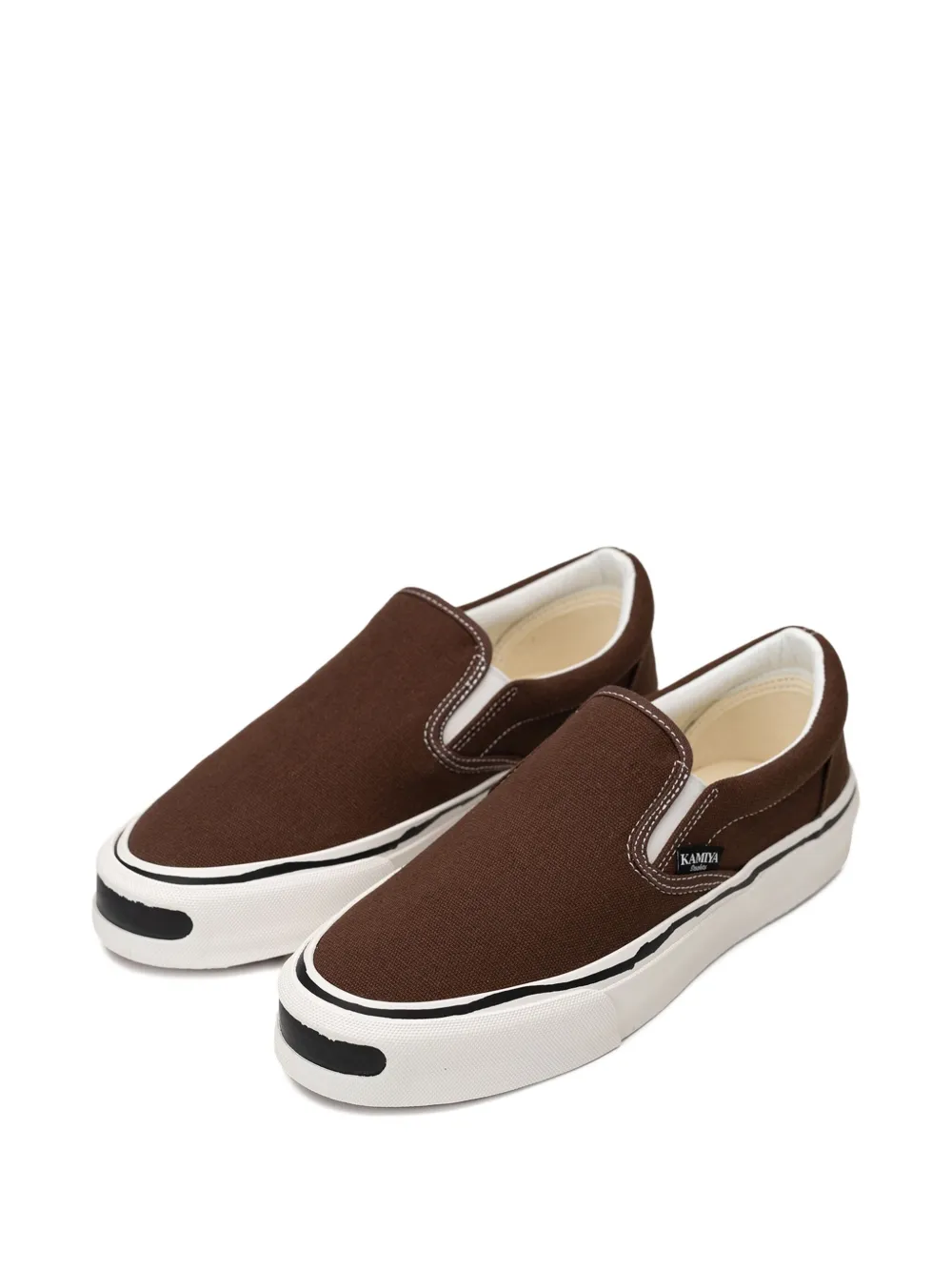 KAMIYA Cornell slip-on sneakers Brown