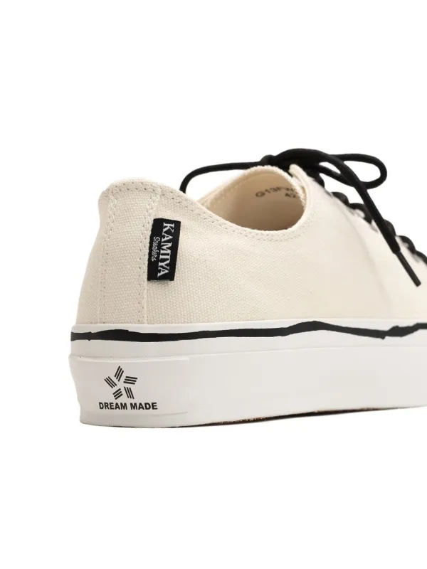 KAMIYA Joey Vulcanized Cotton Sneakers | White | FARFETCH CA