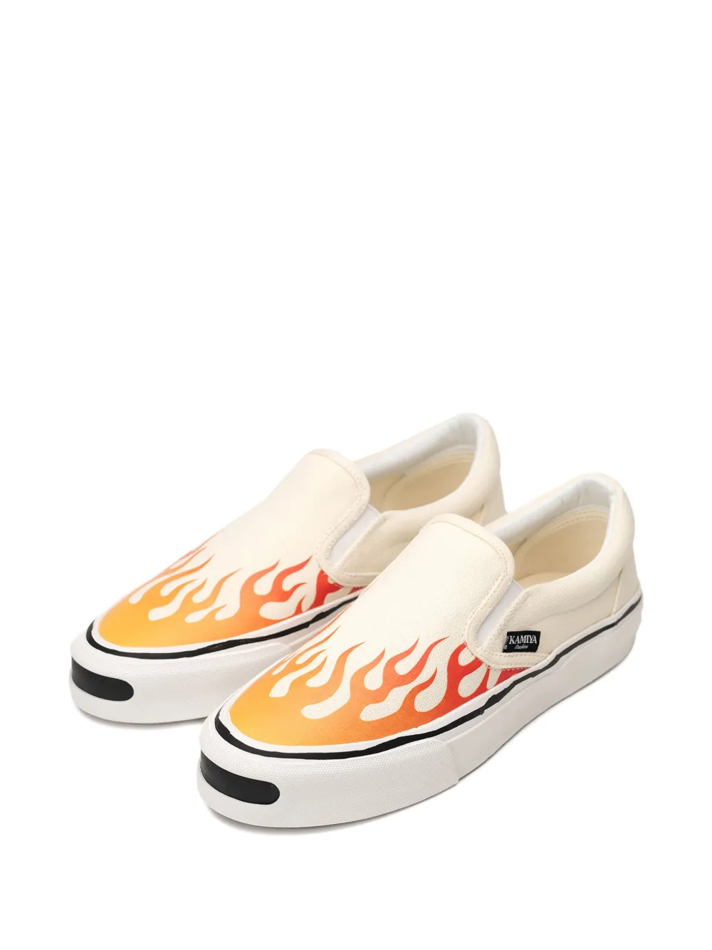 KAMIYA  Cornell flame-pattern sneakers | Slip-On | Image 2