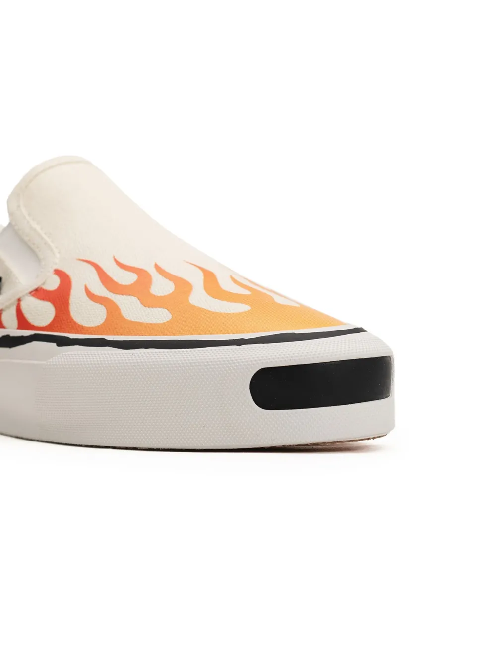 KAMIYA Cornell flame-pattern sneakers White
