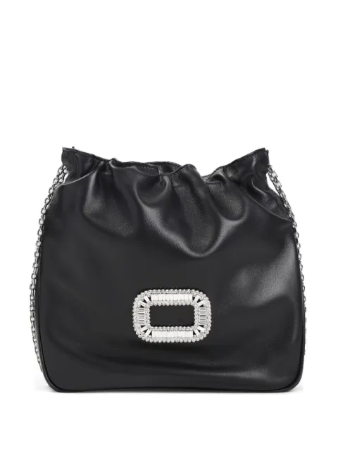 Roger Vivier Pilgrim ruched leather mini bag