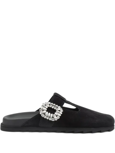 Roger Vivier Slidy Viv' crystal-embellished mules