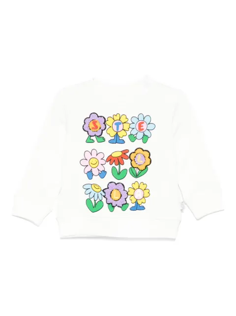 Stella McCartney Kids سويت شيرت بطبعة زهور