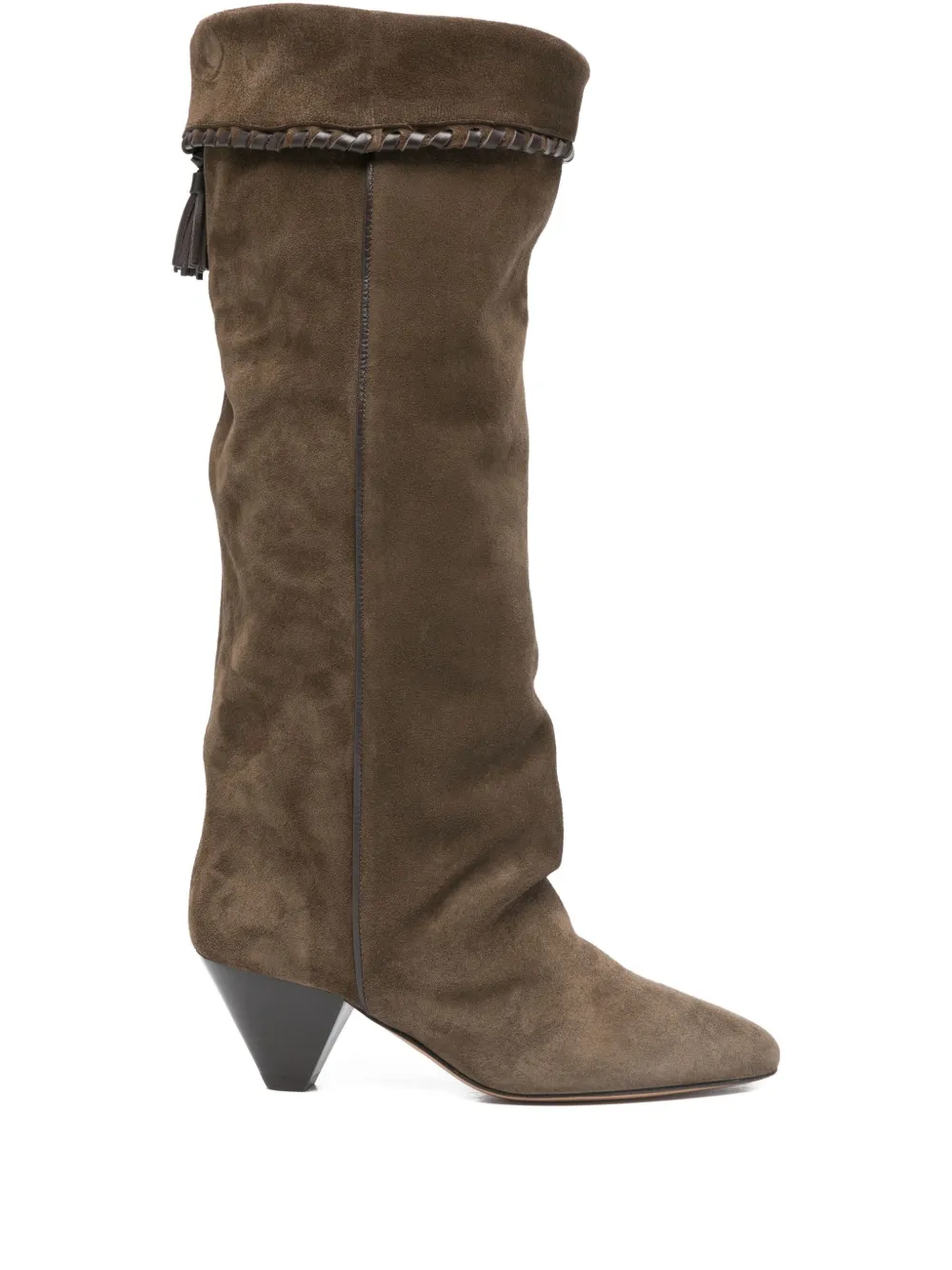 ISABEL MARANT 60mm Dalby suede boots | Green | Image 1