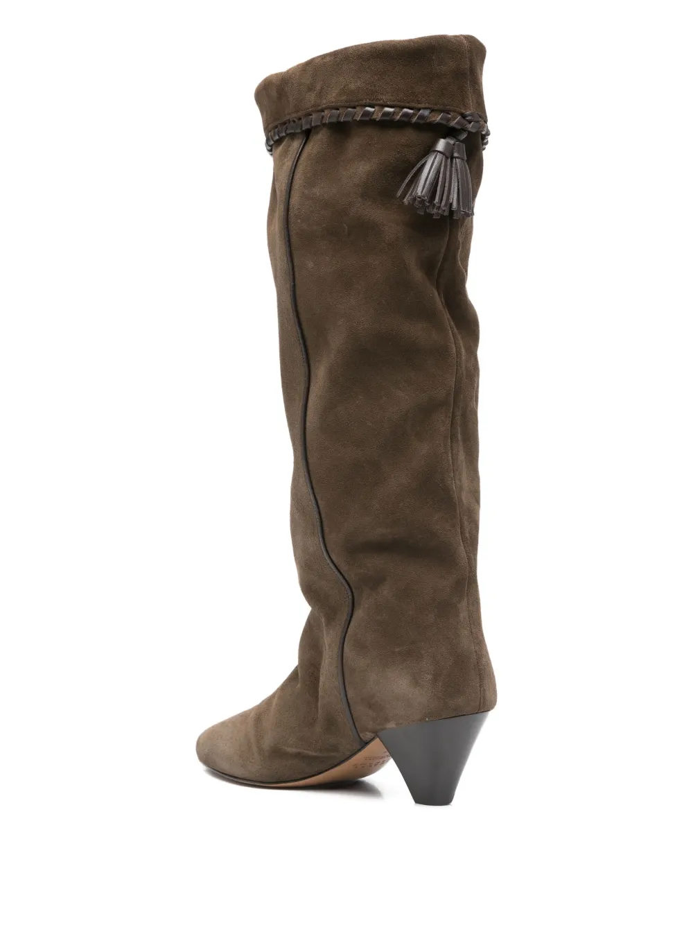 ISABEL MARANT 60mm Dalby suede boots Groen