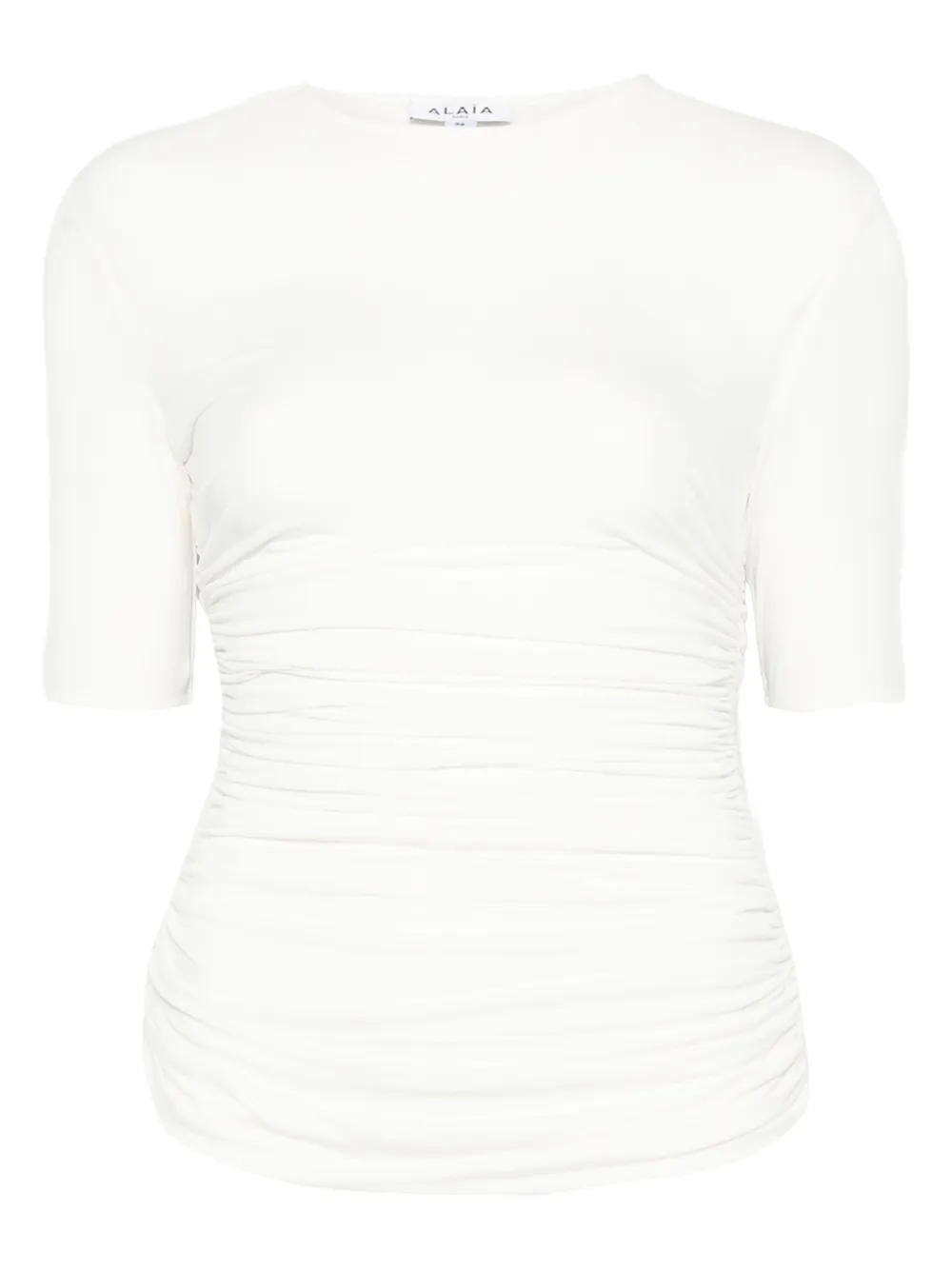 Alaïa round-neck T-shirt | White | Image 1