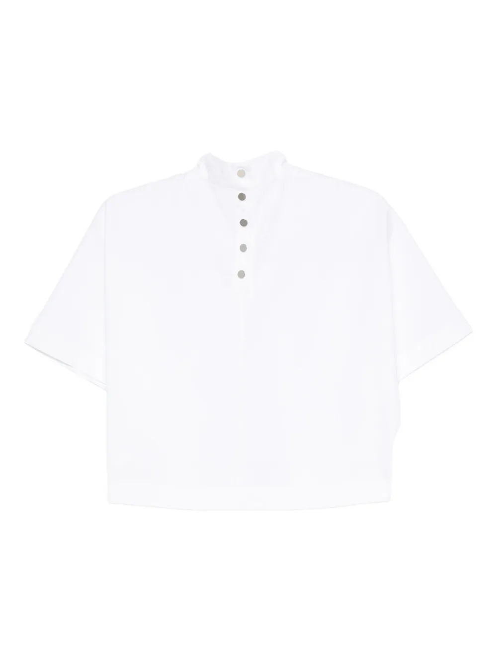 Alaïa button-fastening cotton top | White | Image 1
