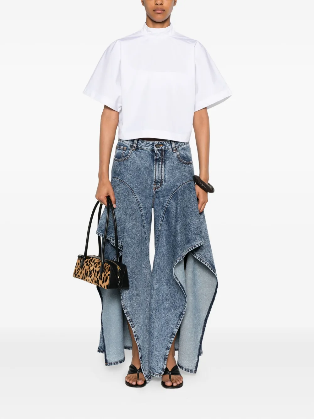 Alaïa button-fastening cotton top | T-Shirts & Jersey Shirts | Image 2