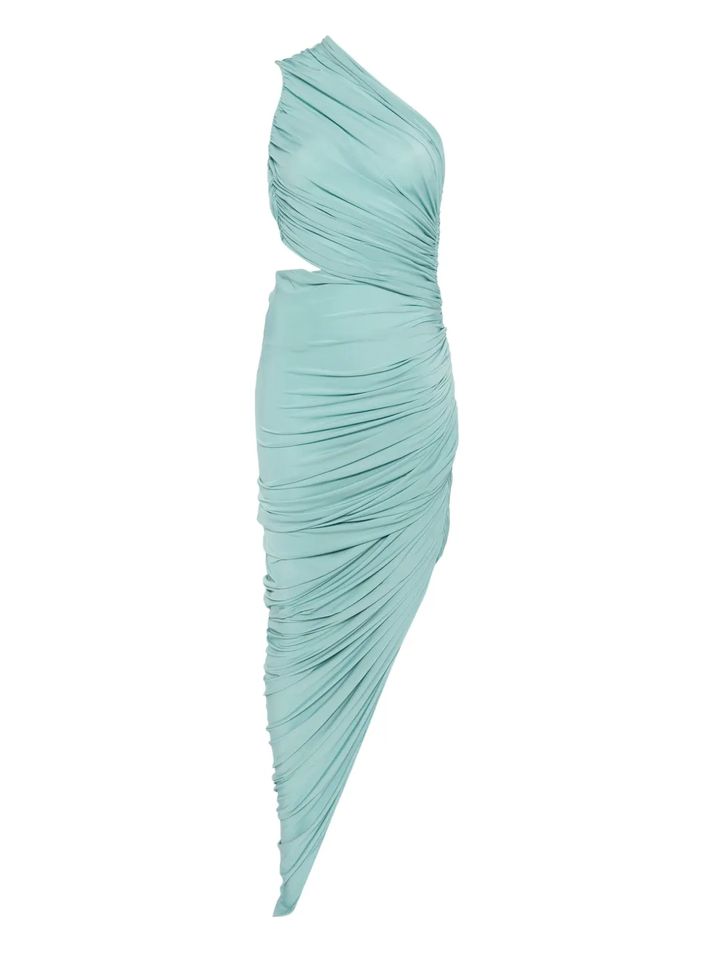 Alaïa one-shoulder gathered dress | Blue | Image 1