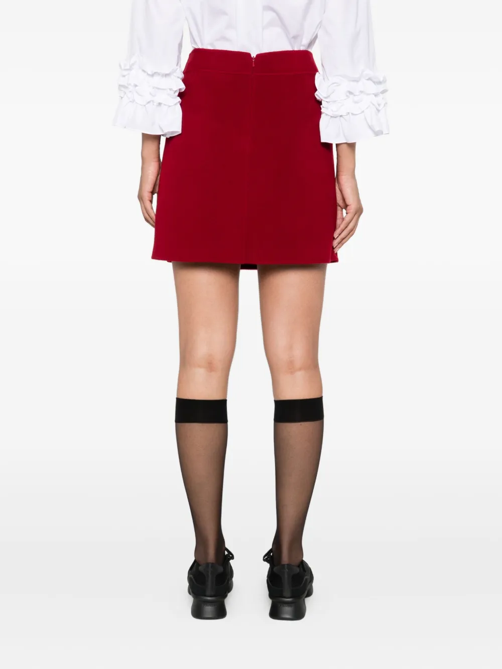 'S Max Mara pocket wool skirt Rood